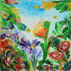 Paint Kit - Feel The Colors Acrylic Fingerpainting Kit & Video Lesson, DIY Craft, Art Gift Set, Paint At Home, Paint Party, Paint Kit