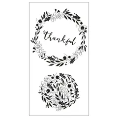 Autumn Wreath Stamp Set - Sizzix