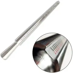 Metal Ring Sizer Measuring Tool &ndash; Ring Gauge for Men & Women, Accurate Jewelry Sizing Tool for Measuring Finger Sizes