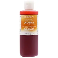 LorAnn Oils Orange Liquid Gel Food Color, 4 ounce