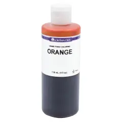 LorAnn Oils Orange Liquid Food Color, 4 ounce