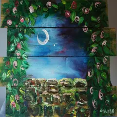 Paint Kit - Wishing You Well Acrylic Painting Kit & Video Lesson, DIY Craft, Art Gift Set, Paint At Home, Paint Party, Beginner Painting