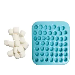 50Pc Mini Marshmallow Silicone Mold. Realistic Marshmallow Food Shape Mold. For Wax | Embed | Soap |Resin Castings