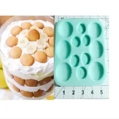 Banana + Wafer Silicone Mold. Realistic Food Shape Mold, For Wax | Embed | Soap |Resin Castings