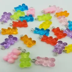Gummy Bear Beads, Candy Charms