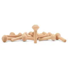 Wooden Smokestacks, Multiple Sizes Available, Unfinished Wood Train Part for Crafts | Woodpeckers