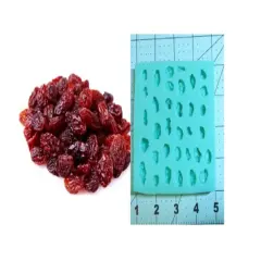 34Pc Raisin Shape Silicone Mold| Realistic Raisin| Food Shape Candle Embed Mold| Soap Mold| Resin Mold