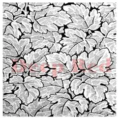 Deep Red Stamps Grape Leaves Background Rubber Cling Stamp 3 x 4 inches