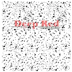 Deep Red Stamps Paint Spatter Background Rubber Cling Stamp 3 x 4 inches