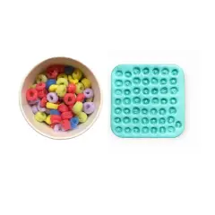 50 Pc Fruity Ring Type Cereal Silicone Mold. For Resin| Wax| Candle Embeds| Soap Silicone Mold|