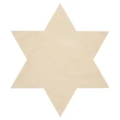 Wooden Star of David Cutout, Hanukkah & Jewish Star Decor | Woodpeckers