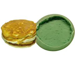 1pc Realistic Pancake Mold| Dessert Shape Silicone Mold| Soap| Candle | Mold for Wax| Mold for Resin