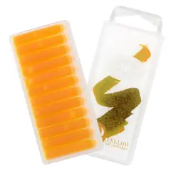 Thornton's Luxury Goods Short Standard International Fountain Pen Ink Cartridges, 12-Count Yellow