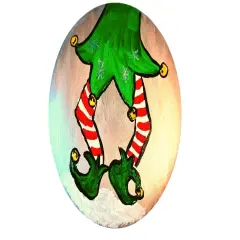 Christmas Paint Kit - Gingles the Elf Tabletop Trinket Box Painting Kit & Video Lesson, Art Gift Set, DIY Christmas Craft, Beginner Painting, Painting Gift Set, Paint At Home