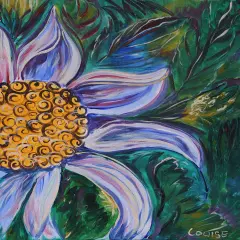 Paint Kit - Breezy Flower Acrylic Painting Kit & Video Lesson, DIY Craft, Art Gift Set, Paint At Home, Paint Party, Beginner Painting