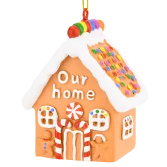 Cute Our Home Gingerbread House Christmas Ornament