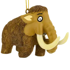 Woolly Mammoth Dinosaur Christmas Ornament