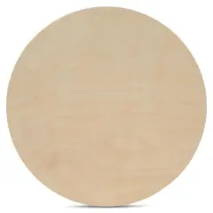 Wood Circles 23 inch 1/2 inch Thick, Unfinished Birch Sign Plaques | Woodpeckers