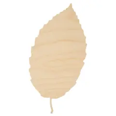 Leaf Wood Cutout, Multiple Sizes Available, Unfinished for Autumn Decor and DIY Crafts | Woodpeckers