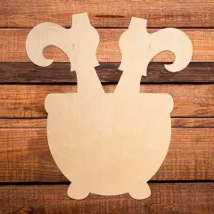 18 in. Unfinished Witch's Cauldron