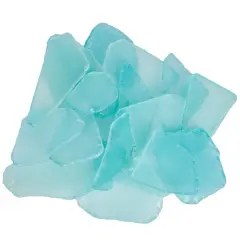 Sea Glass Large Aqua Colored Sea Glass 1.5"-3" - 11 Ounces Large Sea Glass Pieces
