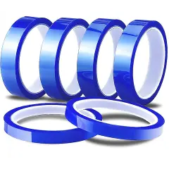 6 PACK 0.8 Inch 20mm X 33m 108ft Heat Tape Heat Resistant Tape
