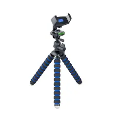 Arkon Mounts MG5TRIXL Mobile Grip 5 Tripod Phone Mount for iPhone 13 12 11 Galaxy S22 S21 Note 20
