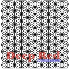 Deep Red Stamps Japanese Stars Background Rubber Cling Stamp 3 x 4 inches