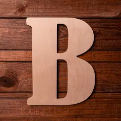 18 in. Unfinished Vintage Letters