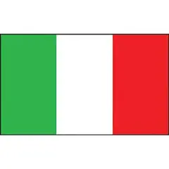 Italy Flag with Grommets 2ft x 3ft