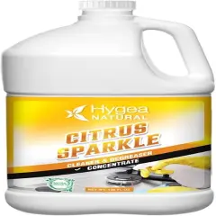 Hygea Natural Citrus Sparkle - Natural Cleaner and Degreaser (Concentrated) Gallon 128 oz