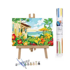 The Good Life &ndash; Paint by Numbers Kit | DIY Painting | Canvas Art for Adults