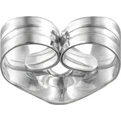 100 Sterling Silver Lightweight Friction Ear Nut 5.5mm