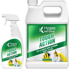 Hygea Natural Tough Action - Tile & Grout Deep-Cleaning Ready to use 24oz Spray + Refill