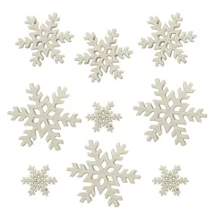Buttons Galore Blizzard Snowflake Craft Buttons - 18 Sewing & Craft Buttons