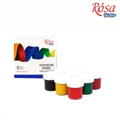 Gouache paint set 9*20ml ROSA Studio