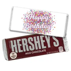 Happy Birthday Candy Party Favors Hershey's Chocolate Bars by Just Candy