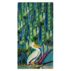 Betsy Drake King Pelican II Beach Towel Multicolor