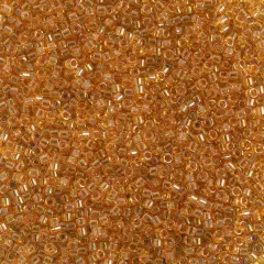 Miyuki Delica 50g Transparent Glass Beads, 11/0 Yello Saffron DB0118