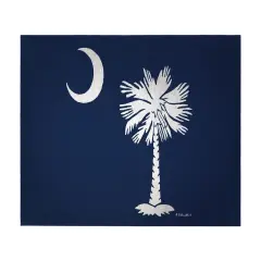 Betsy Drake Palmetto Moon South Carolina Flag 30 In. By 50 In. Comfort Floor Mat