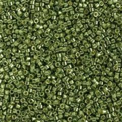 Miyuki Delica 5.2g Duracoat Galvanized Glass Beads, 11/0 Sea Green DB1845