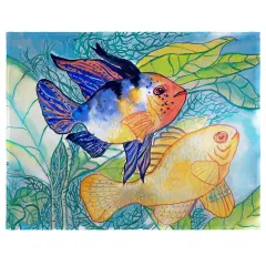 Betsy Drake Betsy's Two Fish Place Mat Set of 4