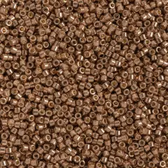 Miyuki Delica 5.2g Duracoat Galvanized Glass Beads, 11/0 Antique Gold DB2504