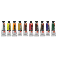 Cobra Artist Water Mixable Oil Paint - Set of 10, Peasants Portrait, 40 ml tube