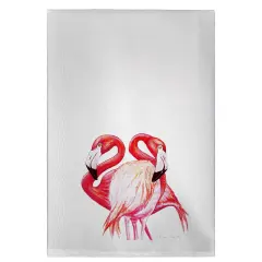 Betsy Drake Two Flamingos Guest Towel