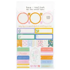 American Crafts Poppy And Pear Sticker Book-8 Sheets