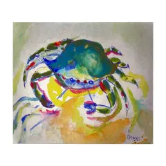 Betsy Drake Green Crab 30 X 50 Inch Comfort Floor Mat