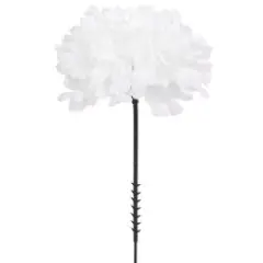 200 White Silk Carnation Flower Picks, 5&rdquo; Lifelike Blossoms for Bouquets, Centerpieces, Floral Displays, and DIY Crafts - Floral Home by Artificial Flowers