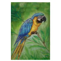 Betsy Drake Blue Macaw Guest Towel