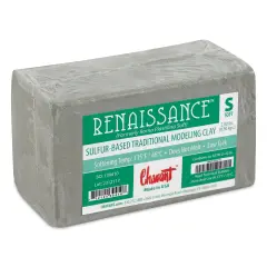 Chavant Renaissance Modeling Clay - 2 lb, Gray-Green, Soft